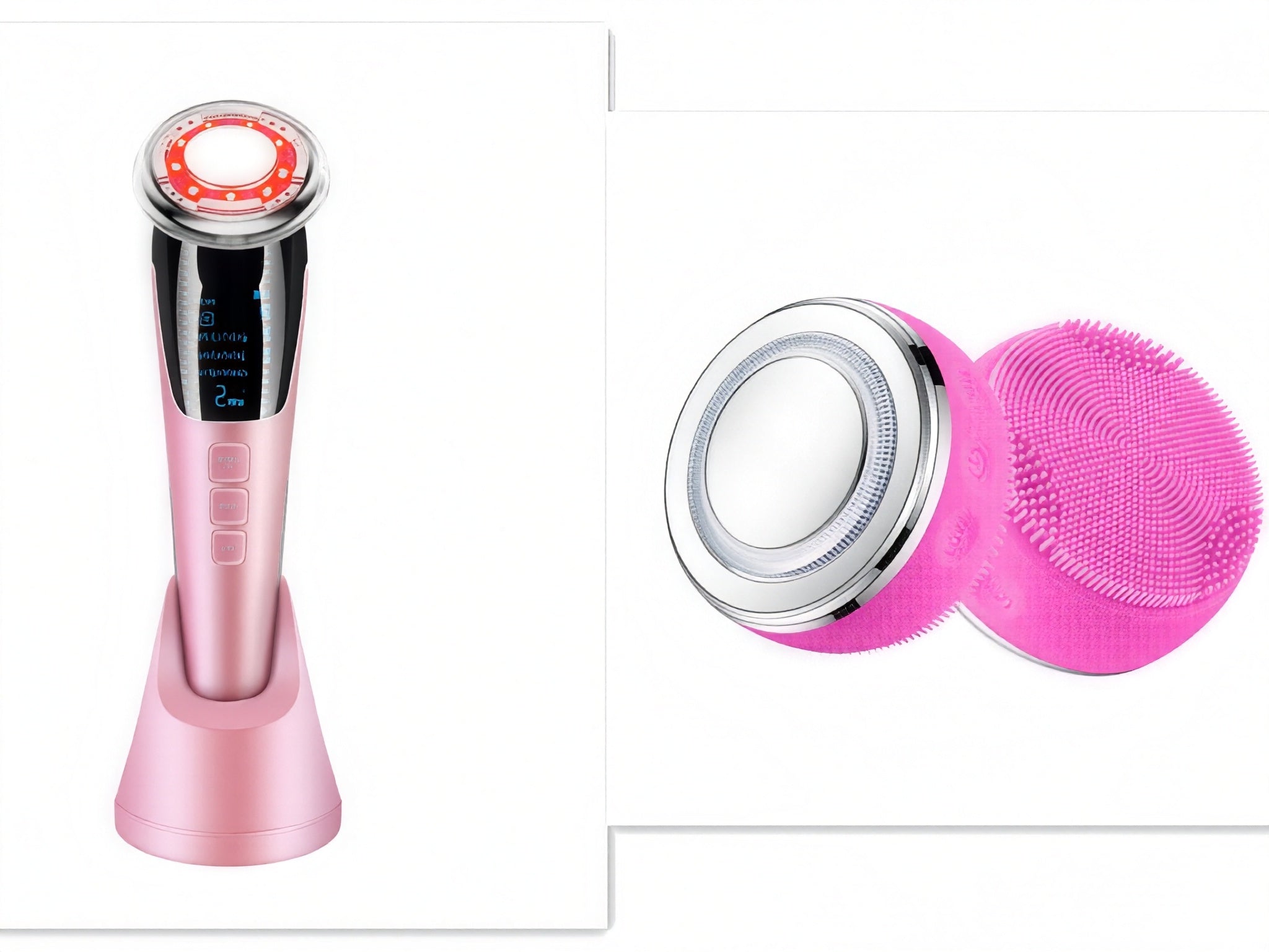 Ultrasonic LED Photon Vibration Light Therapy Massage