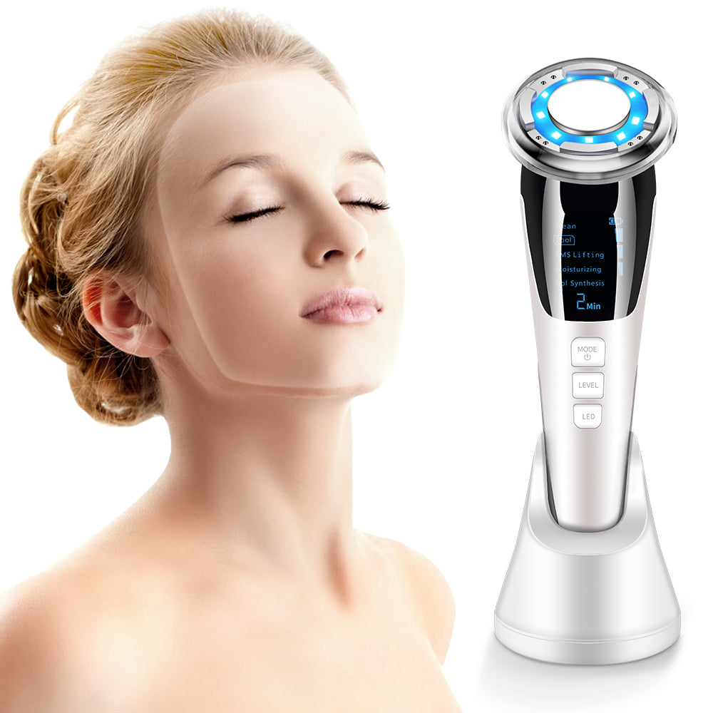 Ultrasonic LED Photon Vibration Light Therapy Massage