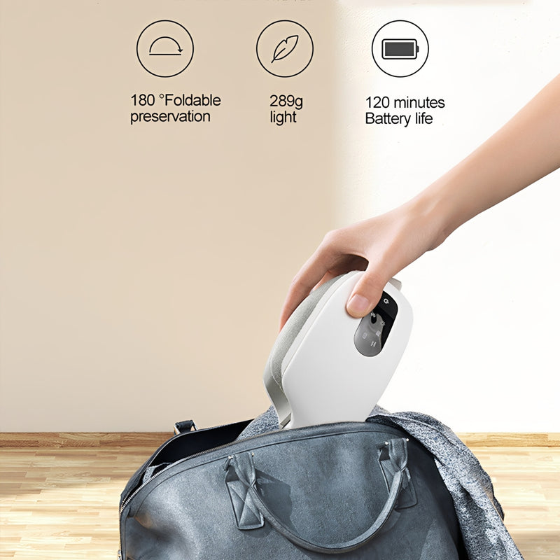 Eye Massager Rechargeable Steam Hot Compress Eye Mask For Travel And Sleeping