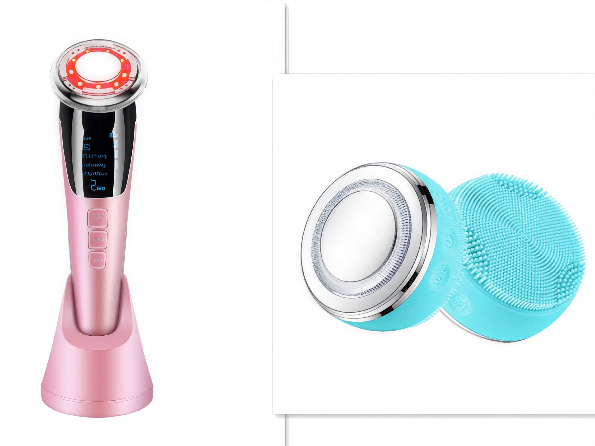 Ultrasonic LED Photon Vibration Light Therapy Massage
