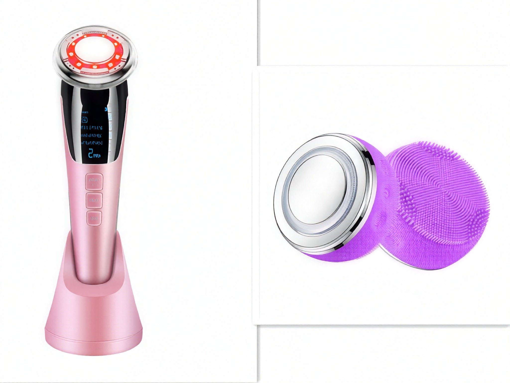 Ultrasonic LED Photon Vibration Light Therapy Massage